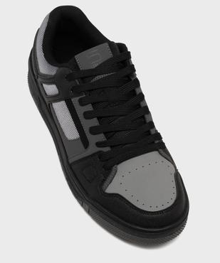Baskets basses à lacets style skateshoes homme vue5 - 5 MILES - GEMO