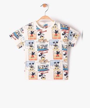 Tee-shirt bébé garçon avec motif Mickey - Disney vue2 - DISNEY DTR - GEMO