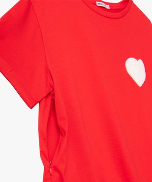Tee-shirt de maternité compatible allaitement avec motif  vue6 - GEMO (MATER) - GEMO