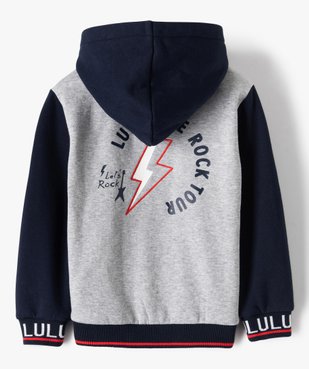Sweat garçon à capuche amovible – Lulu Castagnette vue5 - LULUCASTAGNETTE - GEMO