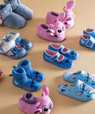Chaussons babies en velours imprimé fille - Stitch vue6 - LILO & STITCH - GEMO