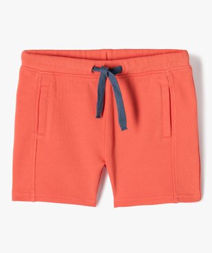 Bermuda bébé garçon en maille unie à taille élastiquée vue1 - GEMO(BEBE DEBT) - GEMO
