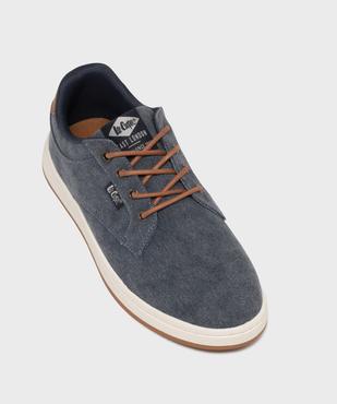 Tennis en toile tige basse avec lacets ronds homme - Lee Cooper vue5 - LEE COOPER - GEMO