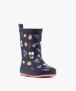 Bottes de pluie fille en caoutchouc fourrées et à motifs vue3 - LOVELY WINGS - GEMO