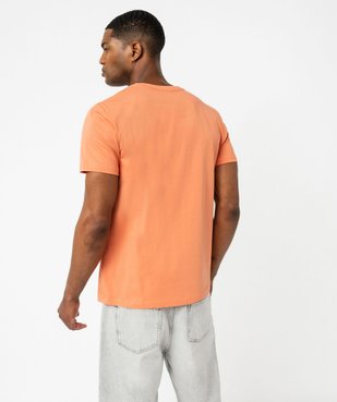 Tee-shirt manches courtes à motif homme  vue3 - GEMO (HOMME) - GEMO