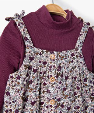 Ensemble bébé fille 2 pièces vue2 - GEMO(BEBE DEBT) - GEMO