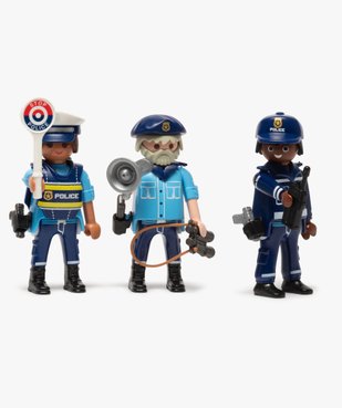 Jouet enfant équipe de policiers - Playmobil vue2 - DIVERS LICENCE - GEMO