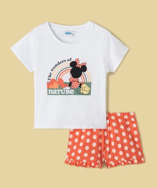 Pyjashort fille avec motif Minnie - Disney vue1 - DISNEY DTR - GEMO