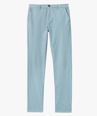 Pantalon chino homme en coton stretch vue4 - GEMO (HOMME) - GEMO