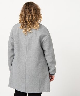 Manteau femme grande taille avec grand col vue3 - GEMO (G TAILLE) - GEMO
