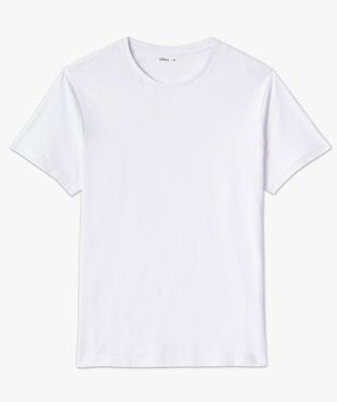 Tee-shirt à manches courtes et col rond homme vue4 - GEMO 4G HOMME - GEMO