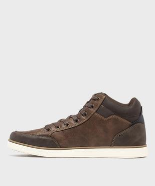 Baskets montantes à lacets homme vue3 - URBAN STEPS GEMO FOR GOOD - GEMO