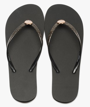 Tongs femme à brides pailletées avec bijou coquillage vue1 - Nikesneakers (PLAGE) - Nikesneakers