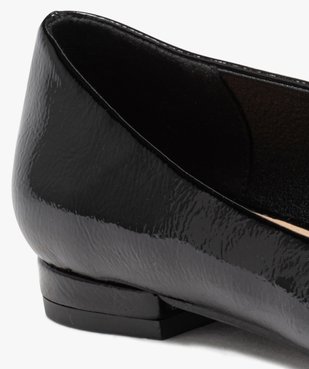 Ballerines femme unies dessus verni à bout rond vue6 - GEMO(URBAIN) - GEMO