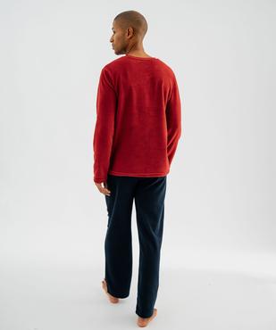 Pyjama de Noël en velours et polaire imprimé Le Grinch homme vue3 - THE GRINCH - GEMO