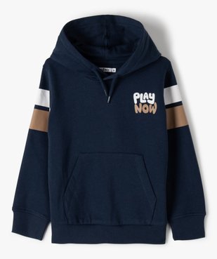 Sweat garçon à capuche en molleton imprimé vue1 - GEMO (ENFANT) - GEMO