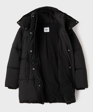 Parka mi-longue déperlante à col montant, capuche et doublure polaire fille vue2 - GEMO 4G FILLE - GEMO