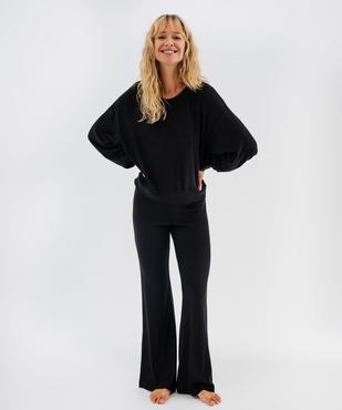 Pyjama en maille extensible femme vue1 - GEMO 4G FEMME - GEMO