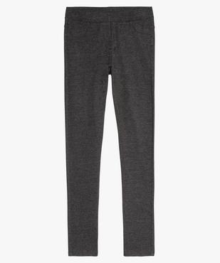 Tregging fille avec large taille élastiquée vue1 - GEMO (JUNIOR) - GEMO