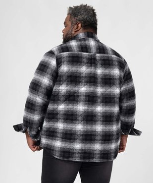 Surchemise homme grande taille à carreaux vue3 - GEMO (G TAILLE) - GEMO