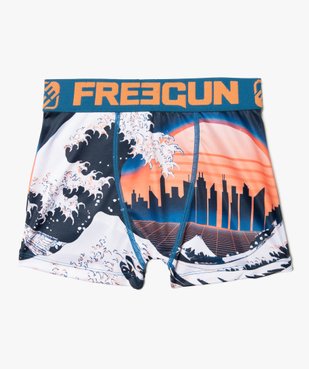 Boxer garçon avec motif urbain - Freegun vue1 - FREEGUN - GEMO