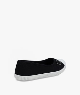 Ballerines femme en toile avec bout renforcé vue4 - GEMO (SPORTSWR) - GEMO