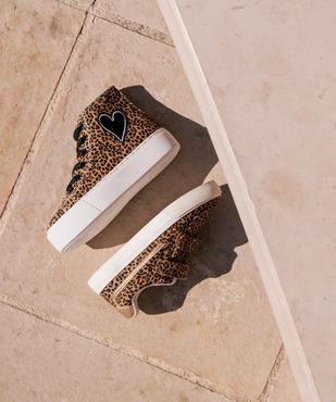 Baskets montantes en toile à semelle plateforme fille - Lovely Wings vue7 - LOVELY WINGS - GEMO