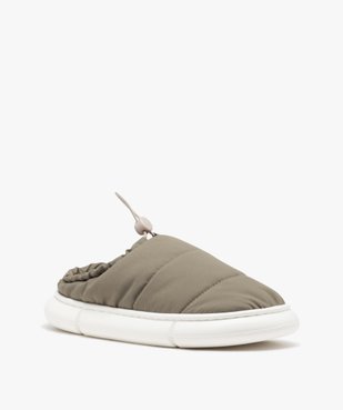 Chausson garçon mules unies à col parachute et dessus matelassé - Beppi vue2 - BEPPI - GEMO