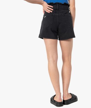 Short femme en jean avec ceinture - LuluCastagnette vue3 - LULUCASTAGNETTE - GEMO