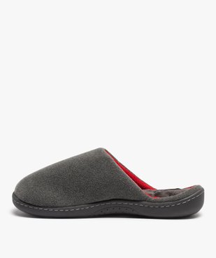 Chaussons homme forme mule - Isotoner vue3 - ISOTONER - GEMO