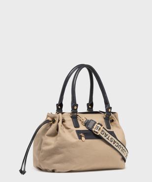 Sac en toile avec bandoulière amovible femme - LuluCastagnette vue2 - LULU CASTAGNETT - GEMO