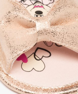 Sandales de naissance bébé fille métallisées - Minnie vue6 - MINNIE - GEMO
