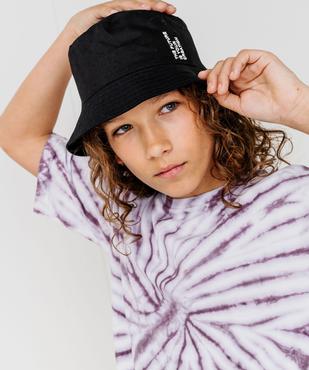 Chapeau bob avec inscription en relief garçon vue3 - GEMO (JUNIOR) - GEMO
