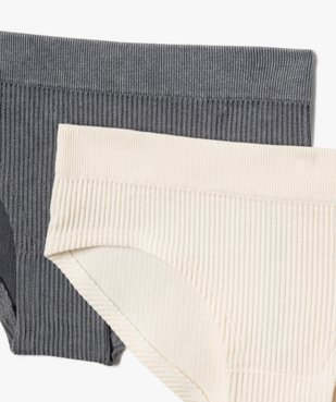 Culotte en maille côtelée fille (lot de 2) vue2 - GEMO (ENFANT) - GEMO
