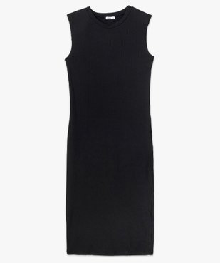 Robe femme en maille côtelée avec épaulettes vue5 - GEMO(FEMME PAP) - GEMO