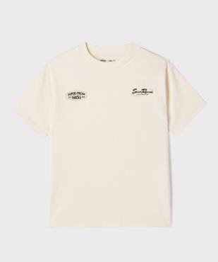 Tee-shirt en jersey de coton imprimé garçon vue1 - GEMO 4G GARCON - GEMO