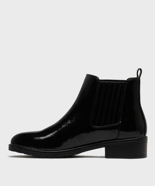 Boots Chelsea vernis femme - Valentina Baldano vue3 - VALENTINA BALDA - GEMO