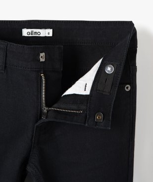 Pantalon garçon uni coupe Slim extensible  vue4 - GEMO 4G GARCON - GEMO
