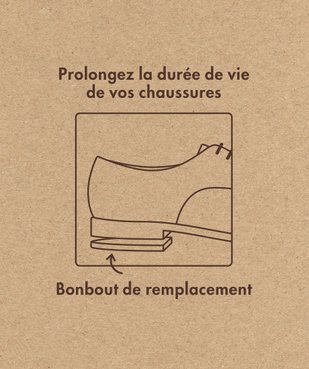 Derbies homme unis dessus cuir - Tanéo vue2 - TANEO - GEMO