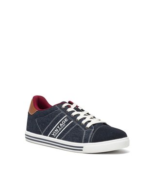 Tennis en toile jean homme vue2 - GEMO (CASUAL) - GEMO