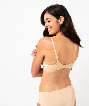 Soutien-gorge sans armature à bonnets coqués femme vue2 - GEMO(HOMWR FEM) - GEMO