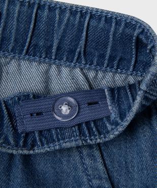 Bermuda en jean avec taille ajustable bébé garçon vue3 - GEMO(BEBE DEBT) - GEMO