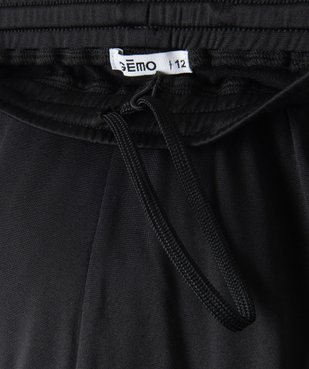 Pantalon de jogging garçon en maille extensible vue2 - GEMO (JUNIOR) - GEMO
