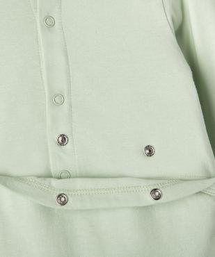 Pyjama en coton avec motif poitrine bébé fille vue3 - GEMO(BB COUCHE) - GEMO