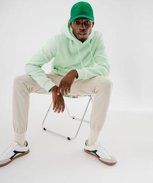 Sweat à capuche en molleton doux homme vue1 - GEMO 4G HOMME - GEMO