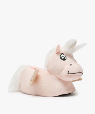 Chaussons fille peluches en forme de licorne vue2 - GEMO (ENFANT) - GEMO