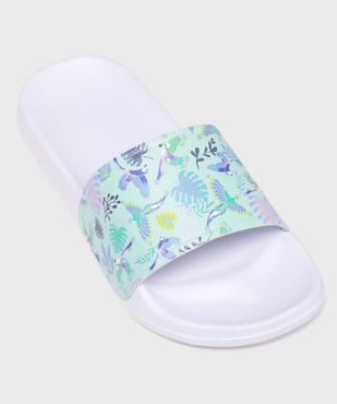 Mules de piscine imprimé estival fille vue5 - GEMO (PLAGE) - GEMO