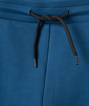 Pantalon de sport garçon en maille extensible à taille élastiquée vue2 - GEMO (JUNIOR) - GEMO