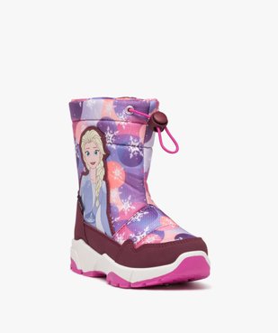 Après-ski fille imprimés Reine des Neiges avec lien coulissant - Disney  vue2 - REINE DES NEIGE - GEMO