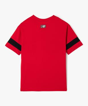 Tee-shirt de sport à manches courtes avec inscription garçon vue3 - GEMO 4G GARCON - GEMO